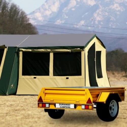 군토,[듀랑고] 캠퍼6 트레일러 텐트 (옐로우) (DURANGO Camper6 Trailer Tent Yellow)