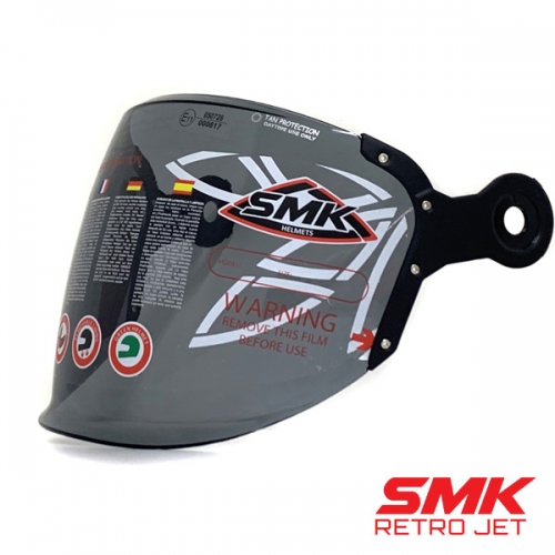 군토,[SMK RETRO] SMK 레트로 제트 오픈페이스 헬멧 전용 틴디드 쉴드 바이저