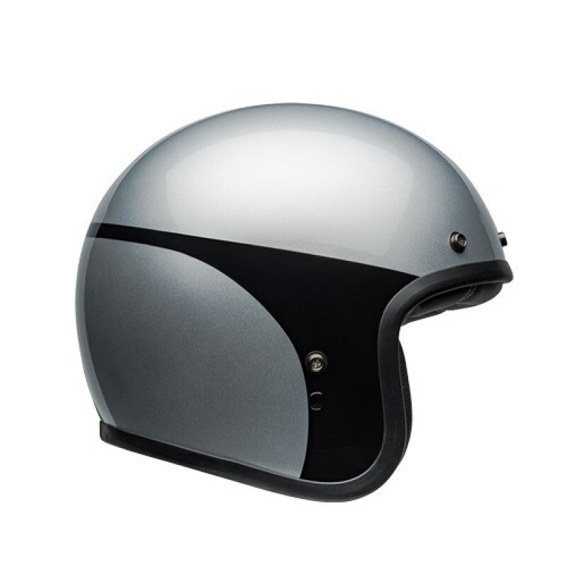 군토,[BELL] 벨 커스텀500 섀시 실버/블랙 오픈페이스 헬멧
