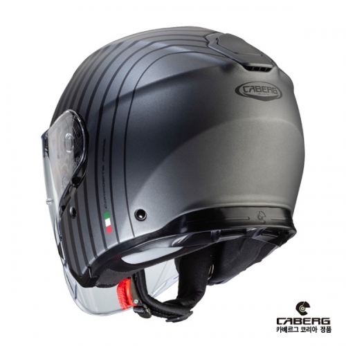 군토,[카베르그] 제트 플라이언 바카리 무광 건메탈 블랙 오픈페이스 헬멧