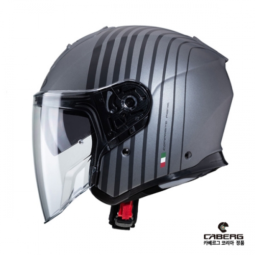 군토,[카베르그] 제트 플라이언 바카리 무광 건메탈 블랙 오픈페이스 헬멧