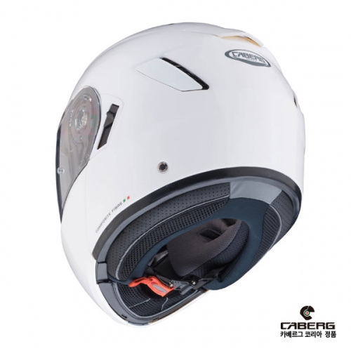 군토,[카베르그] 레보 시스템 헬멧 유광 화이트/ 시야가 넓은 투어 헬멧 [핀락렌즈 증정]