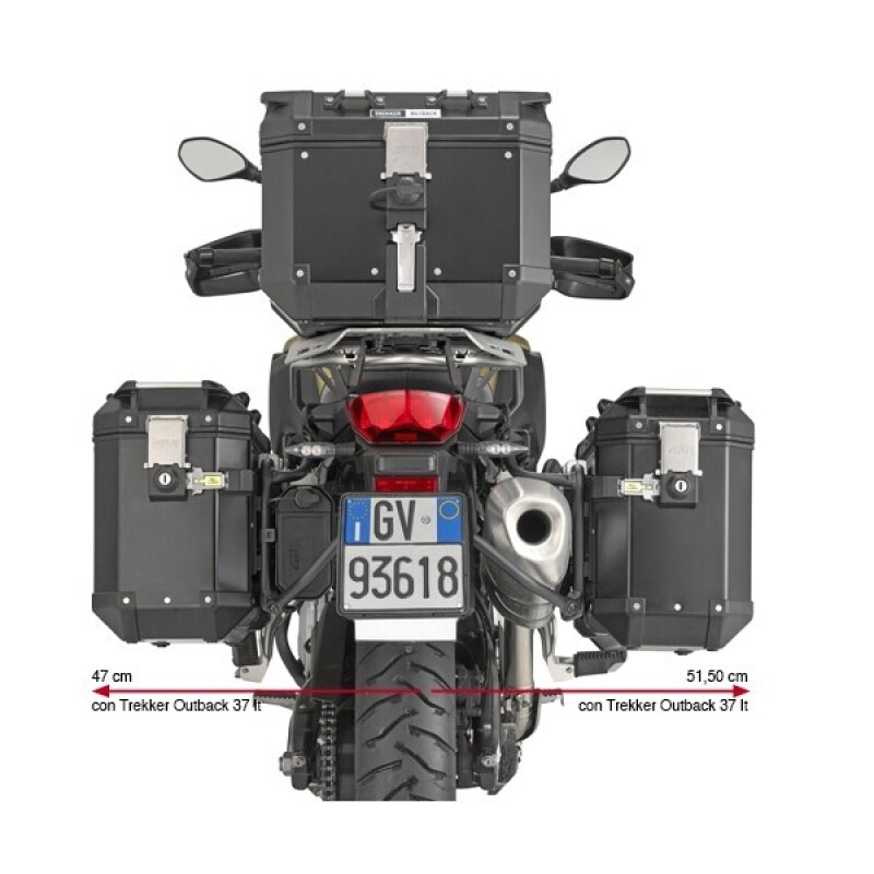 군토,[지비] GIVI BMW F800GS (24-25), F750GS/F850GS (18-20)(21-23) 전용 아웃백 사이드케이스 거치대 - PL5127CAM