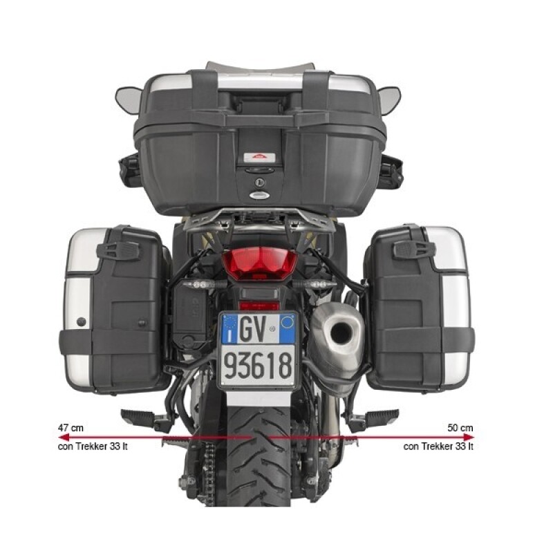 군토,[지비] GIVI BMW F800GS (24-25), F900GS ADV (24-25), F750GS/F850GS (18-23), F850GS ADV (19-23) 모노키 사이드박스 브라켓 - PLR5127