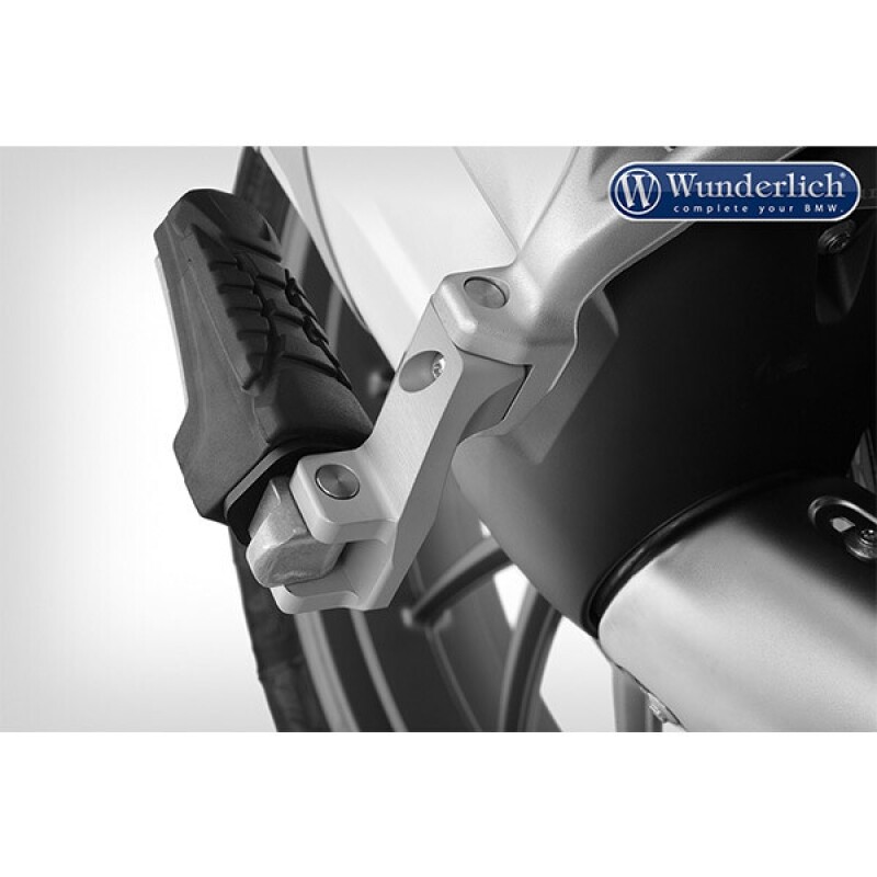 군토,[분덜리히] BMW R1200GS LC(2013~2018), R1200GS LC ADVENTURE(2014~2018), R1250GS(2019~), R1250GS ADVENTURE (2019~) 전용 Passenger footrest relocation - silver 26000-101