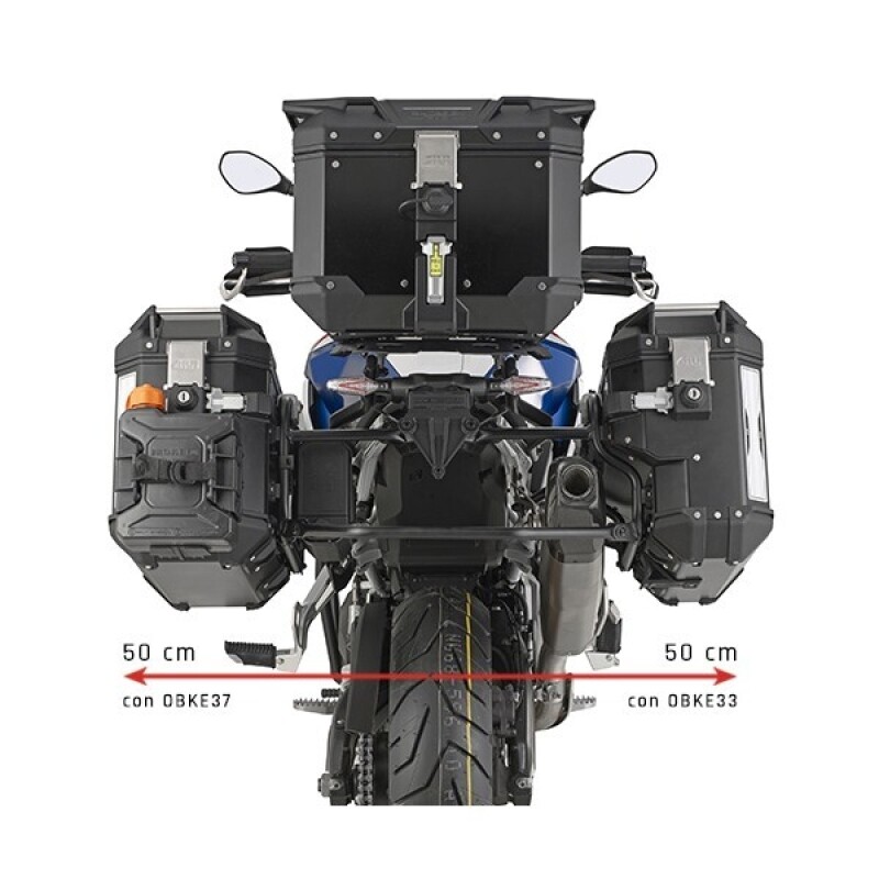 군토,[기비] BMW F900GS (2024) 전용 아웃백 사이드 케이스 거치대 PLOS5145CAM (사이드 케이스 좌37 + 콘투어 우33 장착 가능)