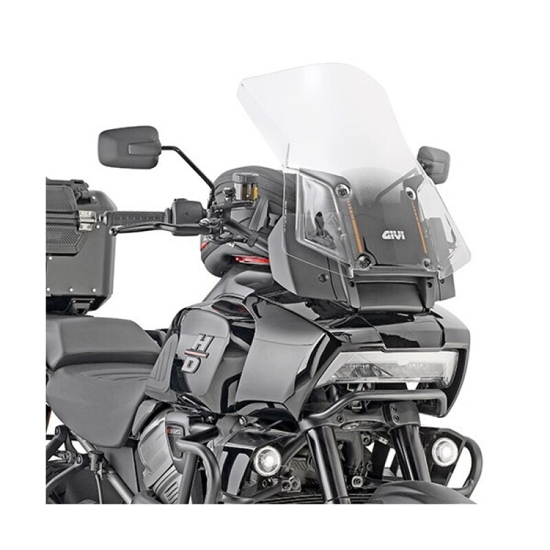 군토,[기비] GIVI 할리데이비슨 팬 아메리카 1250 (21-24) 윈드스크린 8400DT + D8400KIT (롱 투명, 46x49.5cm, 순정보다 4.5cm)