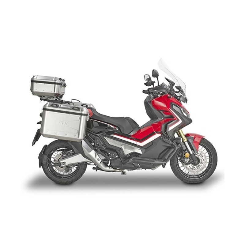 군토,[지비] GIVI 혼다 X-ADV 750 (17-20) 돌로미티, 알라스카, 트랙커, 웨이트리스 모노키 탑박스 사이드박스 블랙 풀세트