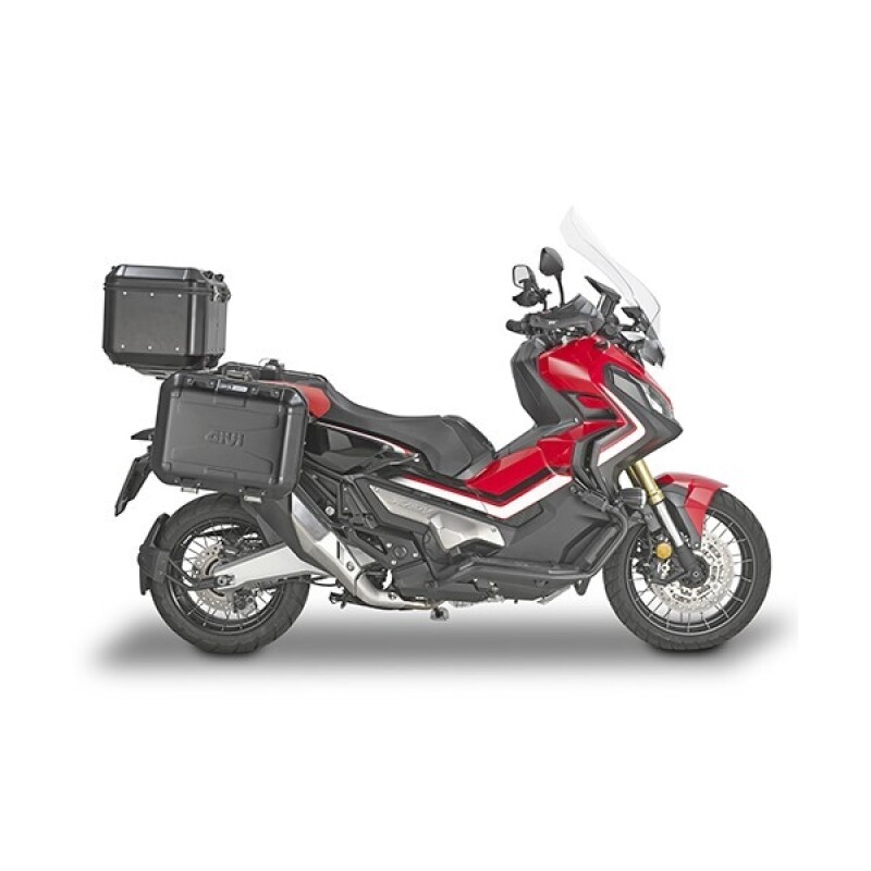군토,[지비] GIVI 혼다 X-ADV 750 (17-20) 돌로미티, 알라스카, 트랙커, 웨이트리스 모노키 탑박스 사이드박스 블랙 풀세트