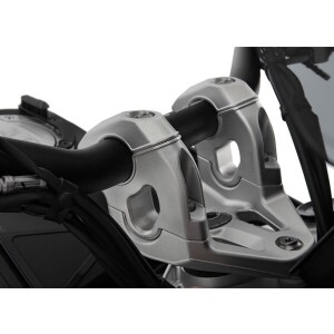 [분덜리히] BMW R1300GS, R1300GS ADVENTURE 핸들라이저 - 실버 (높이 38mm 증가, 당김 27mm)