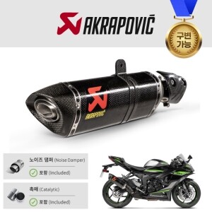 [아크라포빅] 가와사키 ZX-6R (09~23), ZX-6R EURO5+ (24~) 머플러 슬립온 카본