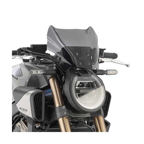 [기비] GIVI 혼다 CB650R (24-25) 윈드스크린 A1173S+A1208A (숏 스모크, 22x31cm)