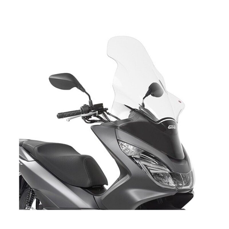 군토,[지비] GIVI 혼다 PCX125 (14-17) 롱스크린 윈드스크린 - D1130ST (투명, 81.5x55cm)