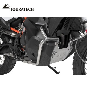 [투라텍] KTM 890 Adventure/ 890 Adventure R/ 790 Adventure/ 790 Adventure R (-2022) 스테인리스 스틸 탱크 크래쉬바 - 실버
