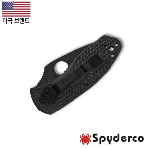 [스파이더코] 앰비셔스 FRN(F) 블랙 폴딩 나이프