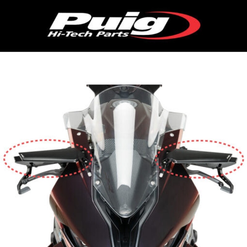 군토,[퓨익] BMW S1000RR (23-) / M1000RR (23-) 사이드 스포일러 백미러 21565+21566