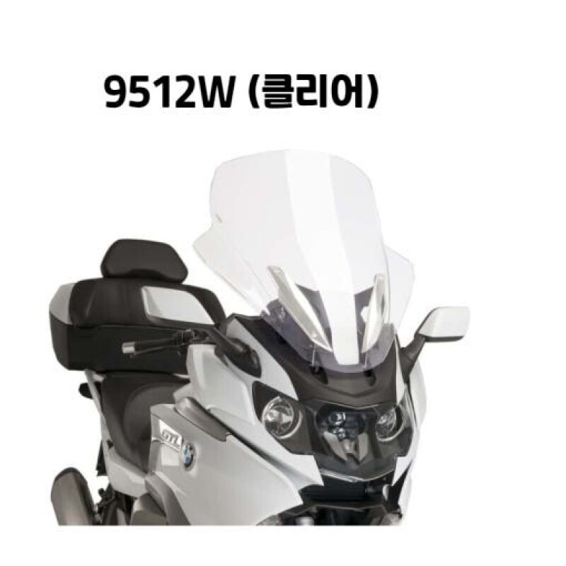 군토,[퓨익] BMW K1600GTL(11-) / R1200RT (14-18) / R1250RT(19-20) 투어링 스크린 윈드스크린 PUIG 9512