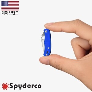 [스파이더코] 버그(F) 블루 폴딩 나이프