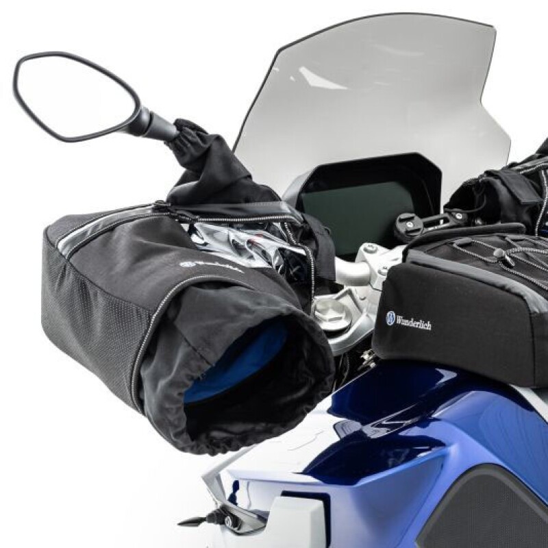 군토,[분덜리히] BMW 핸들바 머프 방한토시 세트 - 블랙 25200-100