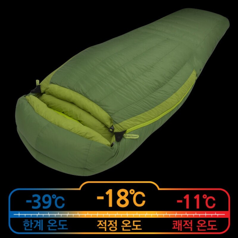 군토,[씨투써밋] 아센트 -18도 레귤러 다운 침낭(지퍼링크L)