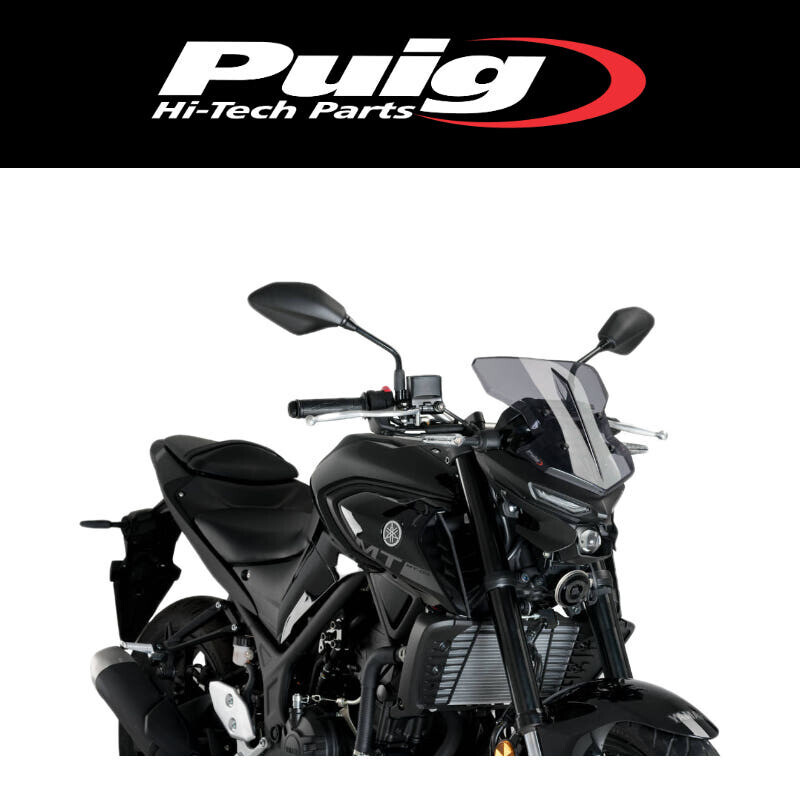 군토,[퓨익] 야마하 MT-03 (20-) 스포츠 숏스크린 윈드스크린 PUIG 20285