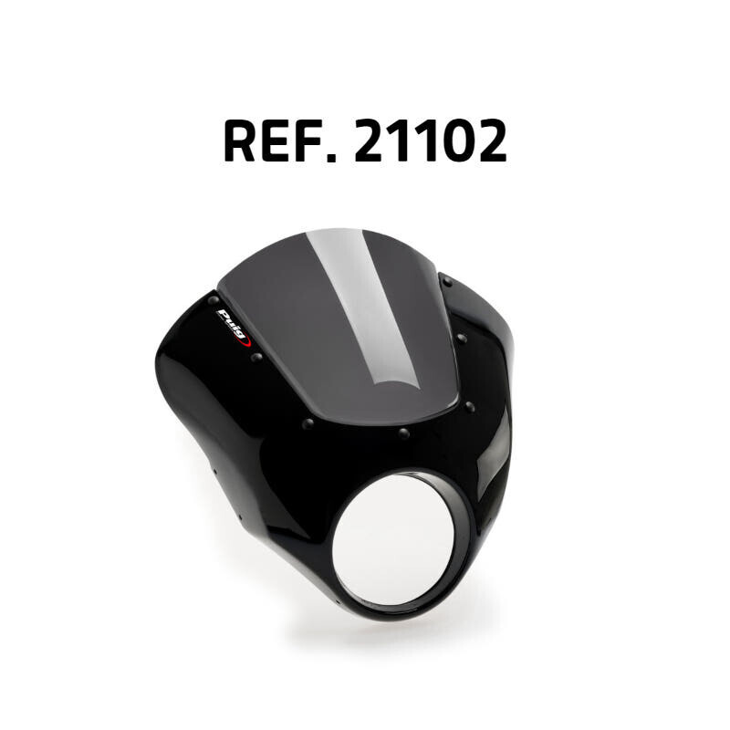 군토,[퓨익] 혼다 CMX500 레블 500 REBEL (20-) 다크나이트 세미페어링 스크린 PUIG 21102