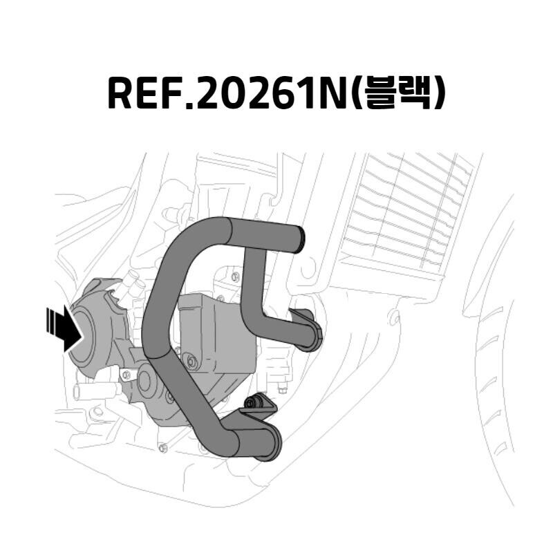 군토,[퓨익] 혼다 CMX1100 REBEL (21-) 레블 1100 엔진가드 PUIG 20261
