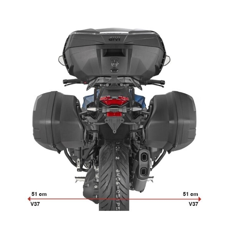 군토,[지비] GIVI BMW R1300R, R1300RS (25-26) V35, V37 사이드케이스 브라켓 - PLX5152