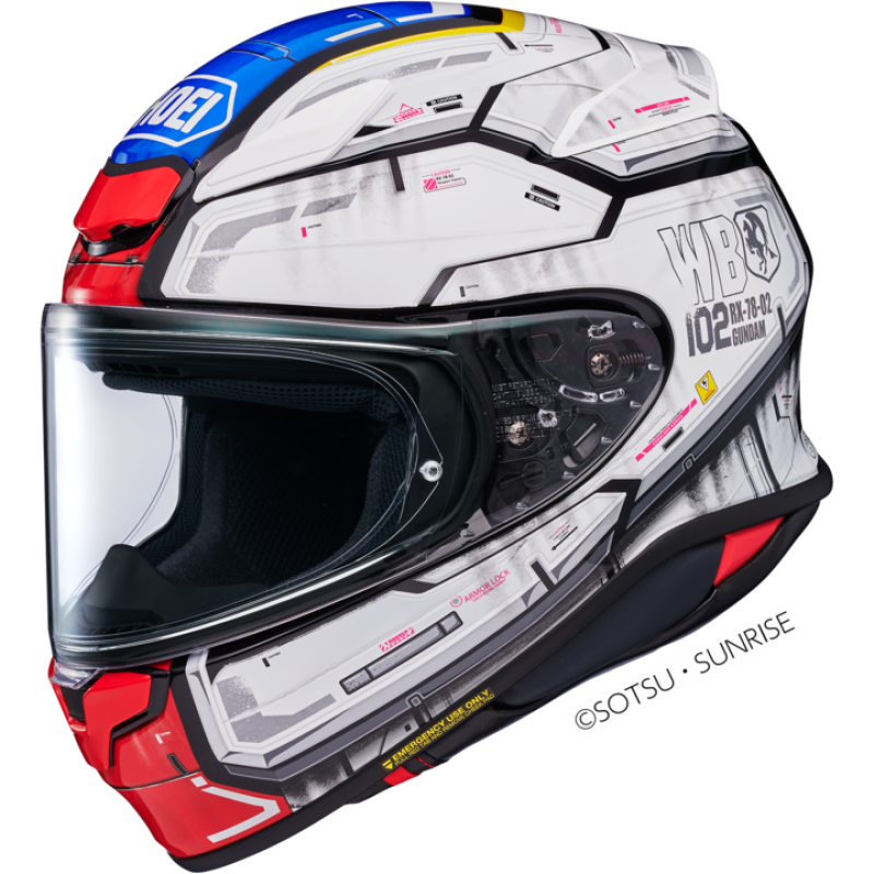 군토,[쇼에이] Z-8 RX-78-02 건담 TC-10 SHOEI X 기동전사 건담 콜라보 풀페이스 헬멧 (Z-8 RX-78-02 GUNDAM TC-10 SHOEI X)