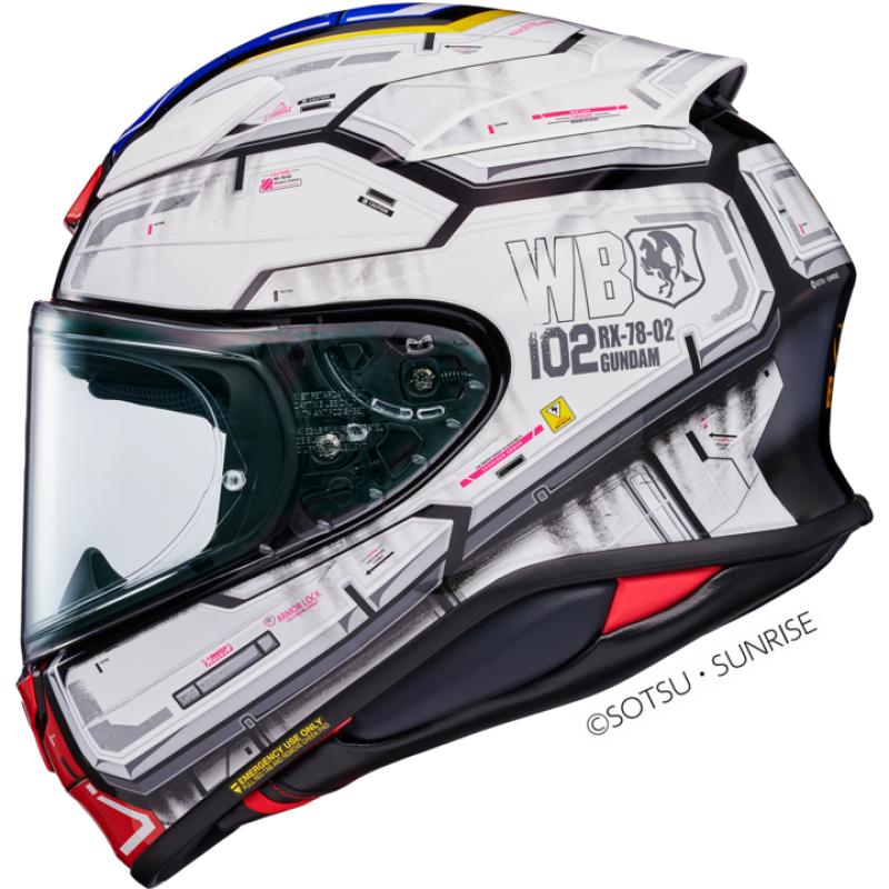 군토,[쇼에이] Z-8 RX-78-02 건담 TC-10 SHOEI X 기동전사 건담 콜라보 풀페이스 헬멧 (Z-8 RX-78-02 GUNDAM TC-10 SHOEI X)