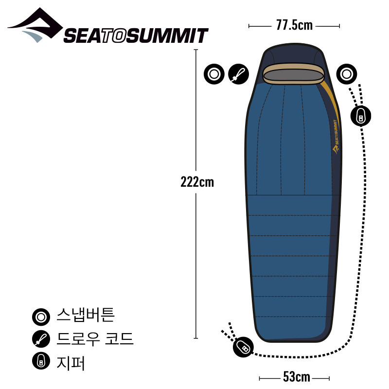 군토,[씨투써밋] 서킷 -9도 롱 다운 침낭
