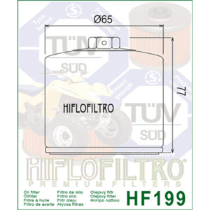 [하이플로필트로] HF199 엔진오일필터 - 인디언 모터사이클 스카우트 식스티 Scout Sixty	(17-25)